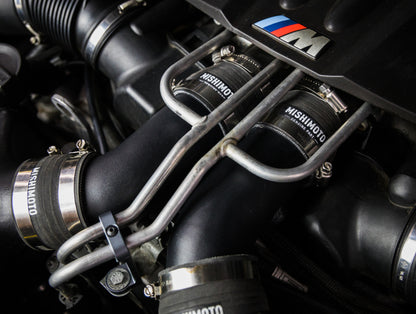 Mishimoto 12-16 BMW F10 M5 Intercooler Pipe Kit Micro Wrinkle Black - Graveyard Performance