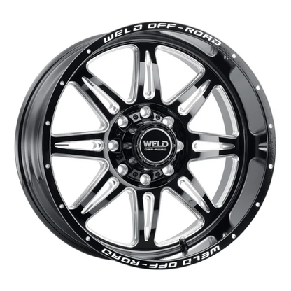 Weld Cheyenne W132 22x12 8x170 BP -44 Offset 4.75 BS 125.1 Bore Gloss Black Milled - Graveyard Performance