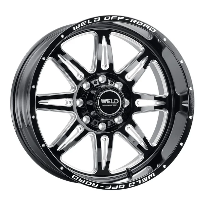Weld Cheyenne W132 Series 20x9 / 8x180 BP / 5.00 BS - Gloss BLK MIL - Graveyard Performance