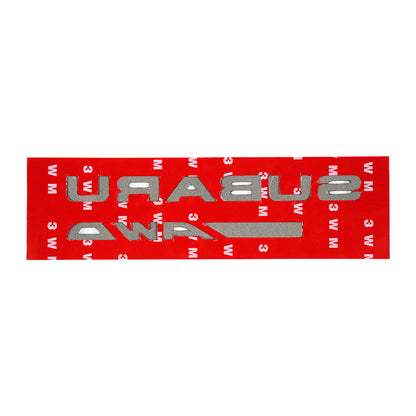 Racing Art Carbon Fiber Subaru AWD Trunk Emblem