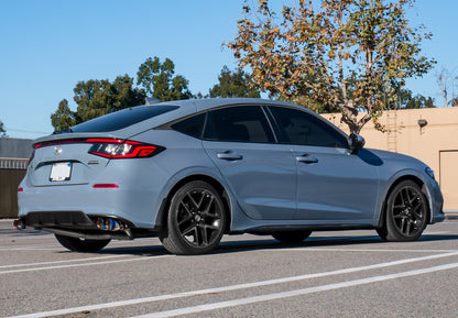 Stillen Honda Civic Cat-Back Exhaust Burnt Blue Tip For 22+ Honda Civic