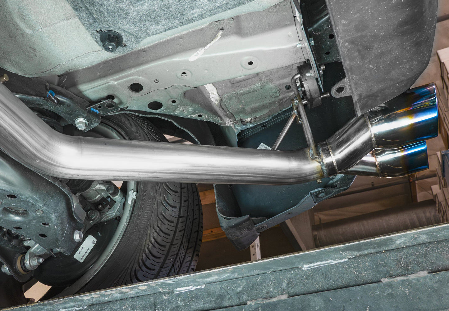 Stillen Honda Civic Cat-Back Exhaust Burnt Blue Tip For 22+ Honda Civic