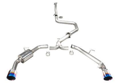 Stillen Hyundai Elantra N Cat Back Exhaust System Burnt Stainless Steel Tip For 22-23 Hyundai Elantra N