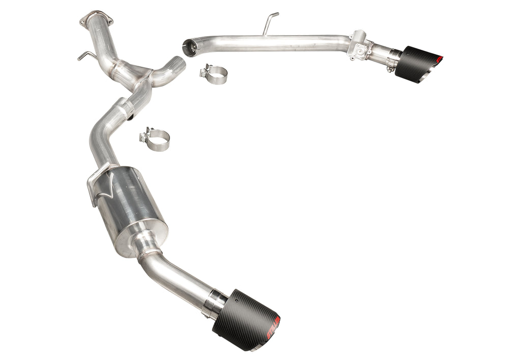 Stillen Hyundai Elantra N Cat Back Exhaust System Carbon Fiber/Stainless Steel Tip For 22-23 Hyundai Elantra N