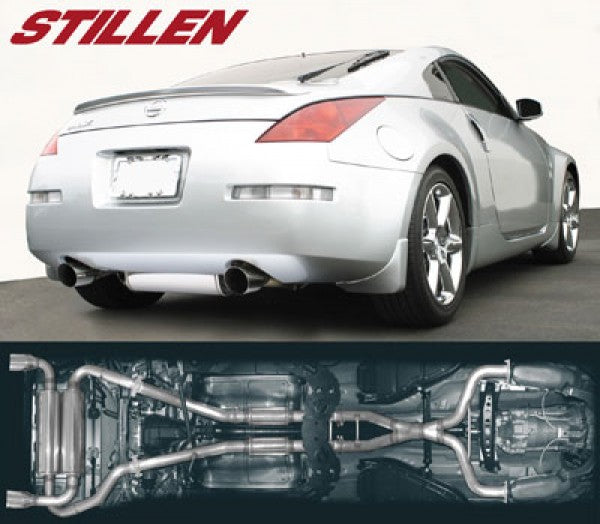 Stillen 350Z Z33 Stainless Steel Exhaust Systems For 03-09 Nissan 350Z Z33