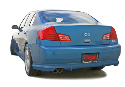 Stillen Infiniti G35 Sedan Gen 2 Stainless Steel Cat-Back Exhaust System For 03-06 Infiniti G35 Sedan