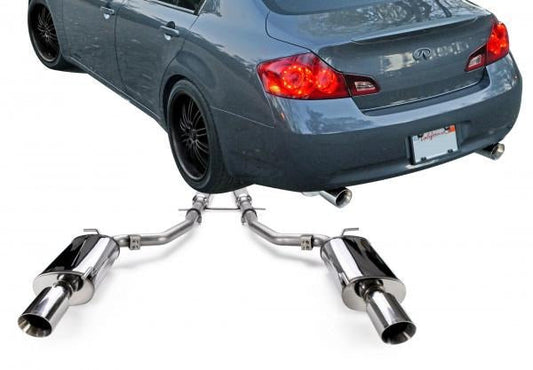 Stillen Infiniti G37/Q40 Stainless Steel Cat-Back Exhaust System For 09-13 Infiniti G37 Sedan, 2015 Q40