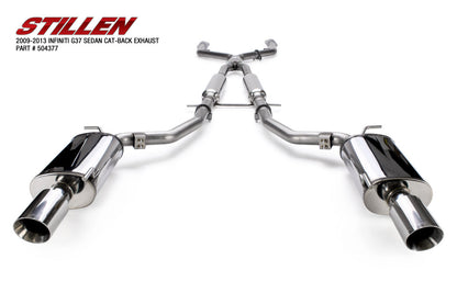 Stillen Infiniti G37/Q40 Stainless Steel Cat-Back Exhaust System For 09-13 Infiniti G37 Sedan, 2015 Q40
