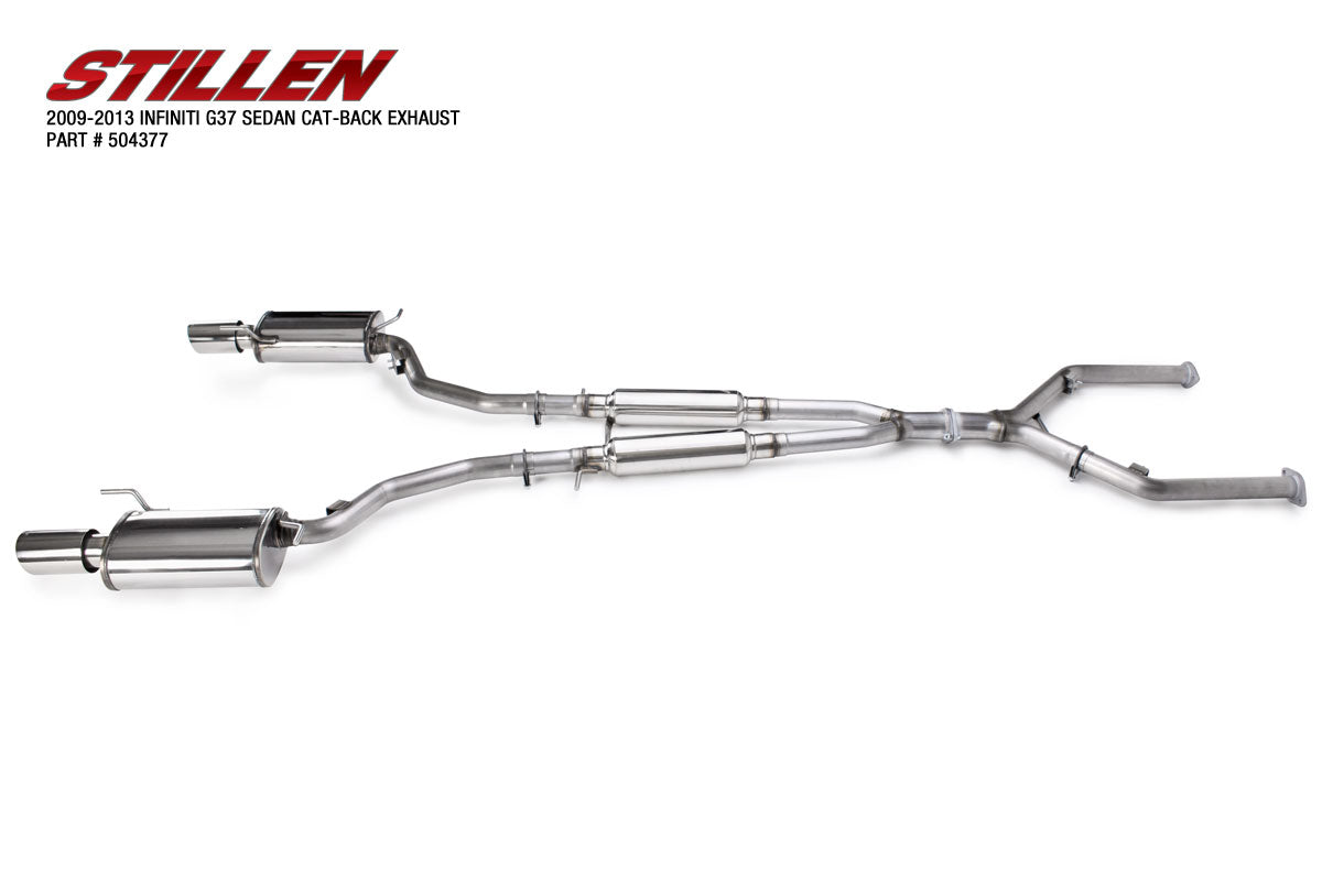 Stillen Infiniti G37/Q40 Stainless Steel Cat-Back Exhaust System For 09-13 Infiniti G37 Sedan, 2015 Q40