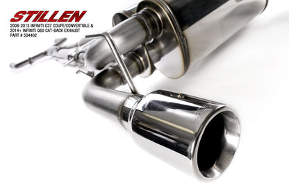 Stillen Infiniti G37/Q60 Stainless Cat-Back Exhaust System 08-13 Infiniti G37 Coupe 14-15 Infiniti Q60