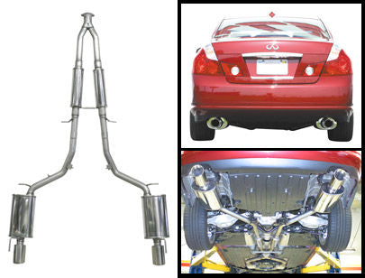 Stillen Infiniti M35 Stainless Steel Near Cat-Back Exhaust System For 06-10 Infiniti M35