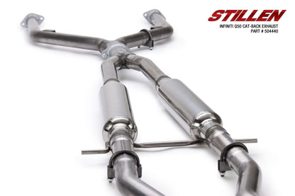 Stillen Infiniti Q50 3.7L Stainless Steel Cat-Back Exhaust System For 14-15 Infiniti Q50