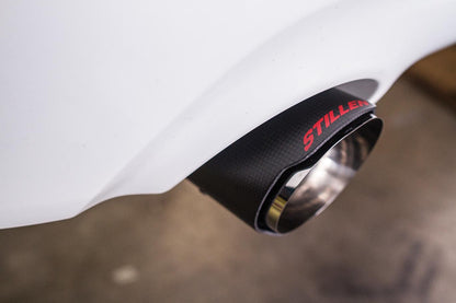 Stillen Infiniti Q50 3.0t Cat Back Exhaust w/ Carbon Fiber Tips For 16-21 Infiniti Q50 3.0t