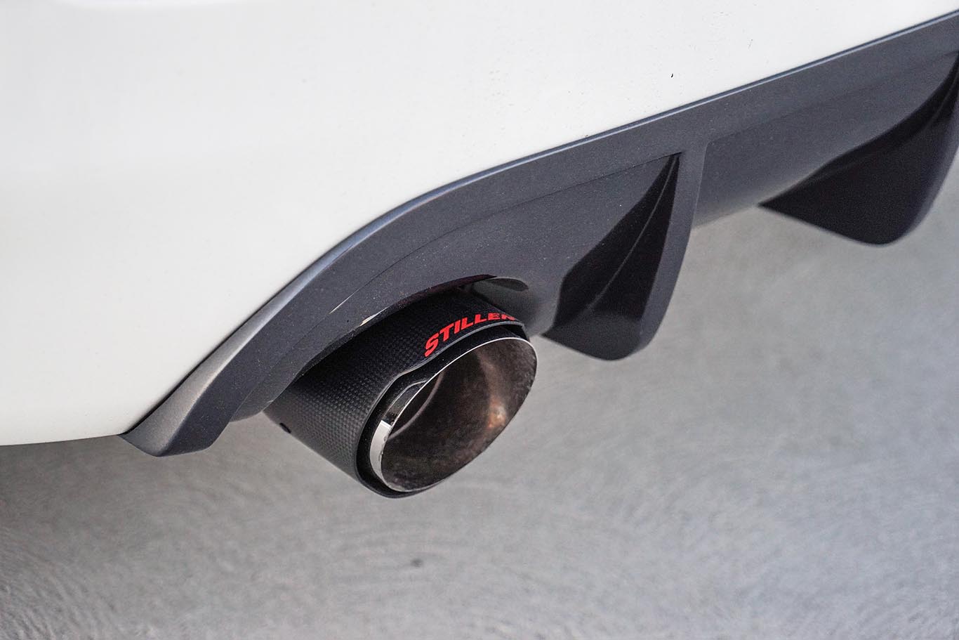 Stillen Infiniti Q50 3.0t Cat Back Exhaust w/ Carbon Fiber Tips For 16-21 Infiniti Q50 3.0t