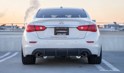 Stillen Infiniti Q50 3.0t Cat Back Exhaust System w/ Polished Tips 16-21 Infiniti Q50 3.0t