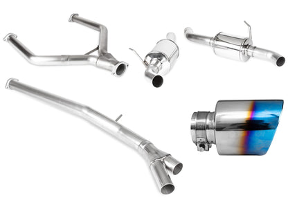 Stillen Infiniti Q50 3.0t Cat Back Exhaust w/ Burnt Tips For 16-21 Infiniti Q50 3.0t