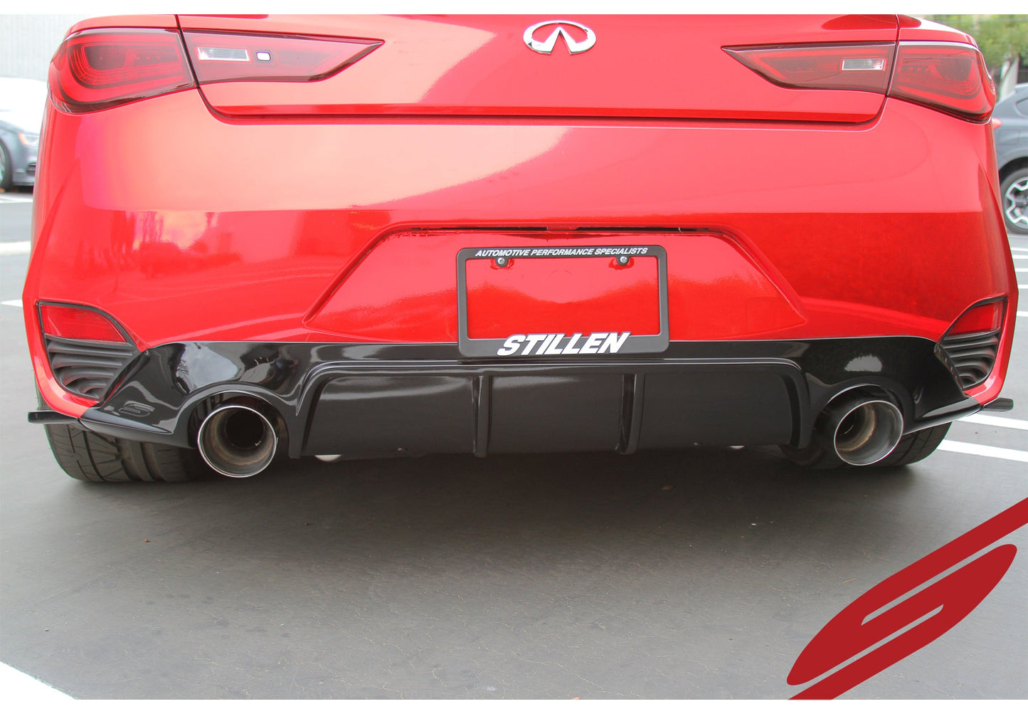 Stillen Infiniti Q60 3.0t Cat Back Exhaust Polished Tips For 17-21 Infiniti Q60 3.0t