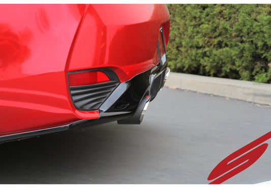 Stillen Infiniti Q60 3.0t Cat-Back Exhaust System Carbon Tips 17-21 Infiniti Q60 3.0t