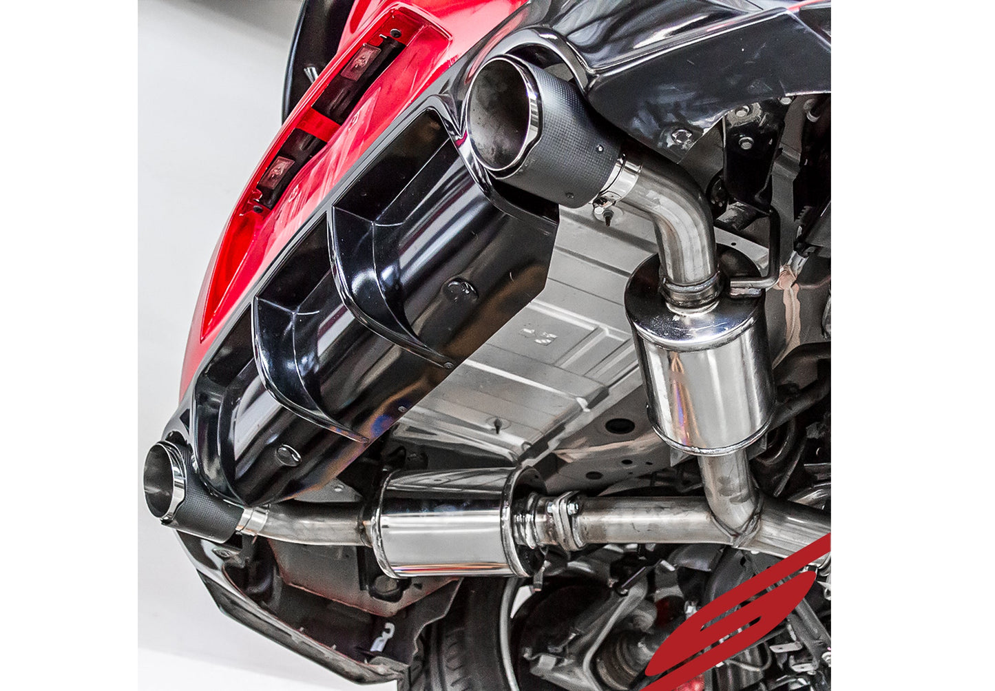 Stillen Infiniti Q60 3.0t Cat-Back Exhaust System Carbon Tips 17-21 Infiniti Q60 3.0t