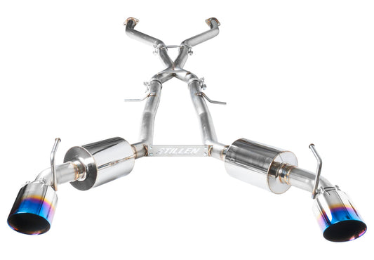 2023-2024 NISSAN Z STILLEN CAT BACK EXHAUST "STREET SERIES" BURNT TIPS 504504