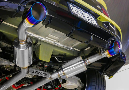 2023-2024 NISSAN Z STILLEN CAT BACK EXHAUST "STREET SERIES" BURNT TIPS 504504