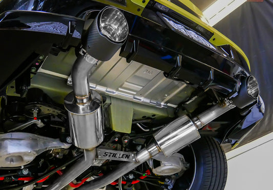 Stillen Nissan Z Cat Back Exhaust Street Series Carbon Fiber Tip For 2023 Nissan Z