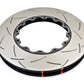 DBA 2004+ STi Front Slotted 5000 Series Replacement Rotor Rings