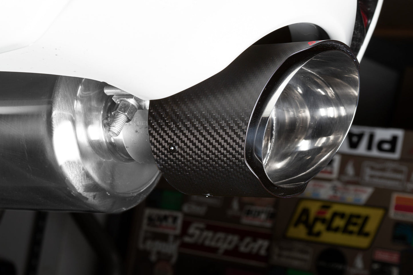 Stillen Nissan Altima Axle Back Exhaust Carbon Fiber Tips for 19-23 Nissan Altima 2.5L AWD