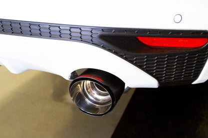 Stillen Nissan Altima Axle Back Exhaust Carbon Fiber Tips for 19-23 Nissan Altima 2.5L AWD