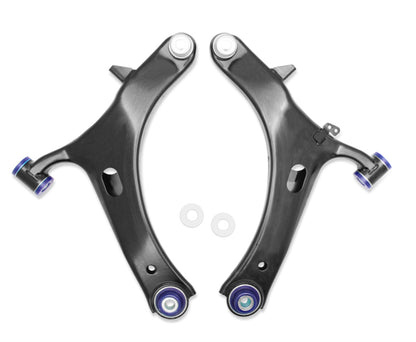 SuperPro 2005 Subaru Legacy i Front Lower Control Arm Set w/ Bushings - Graveyard Performance