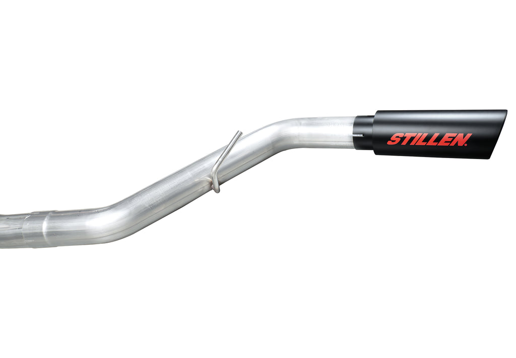 Stillen Tundra Cat Back Exhaust System Black Stainless Steel Tip For 22-24 Toyota Tundra