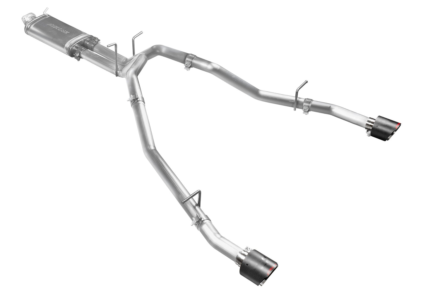 Stillen Ram 1500 Cat Back Exhaust System Carbon Fiber Tips For 11-24 Ram 1500