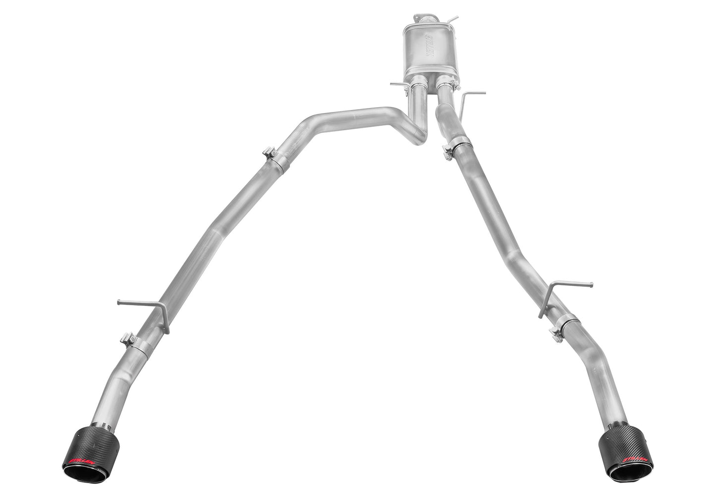 Stillen Ram 1500 Cat Back Exhaust System Carbon Fiber Tips For 11-24 Ram 1500