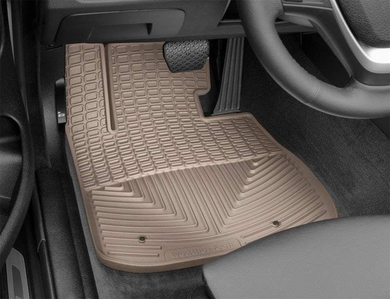 WeatherTech 2014+ BMW 4-Series Front Rubber Mats - Tan - Graveyard Performance