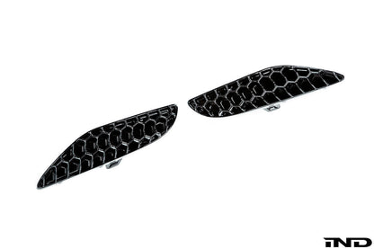 Acexxon F95 X5M / F96 X6M Rear Reflector Insert Set - 3D Honeycomb