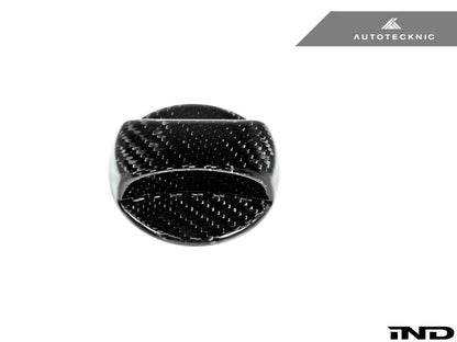 AutoTecknic Dry Carbon Competition Fuel Cap Cover - MINI R59 Roadster | R60 Countryman - Graveyard Performance