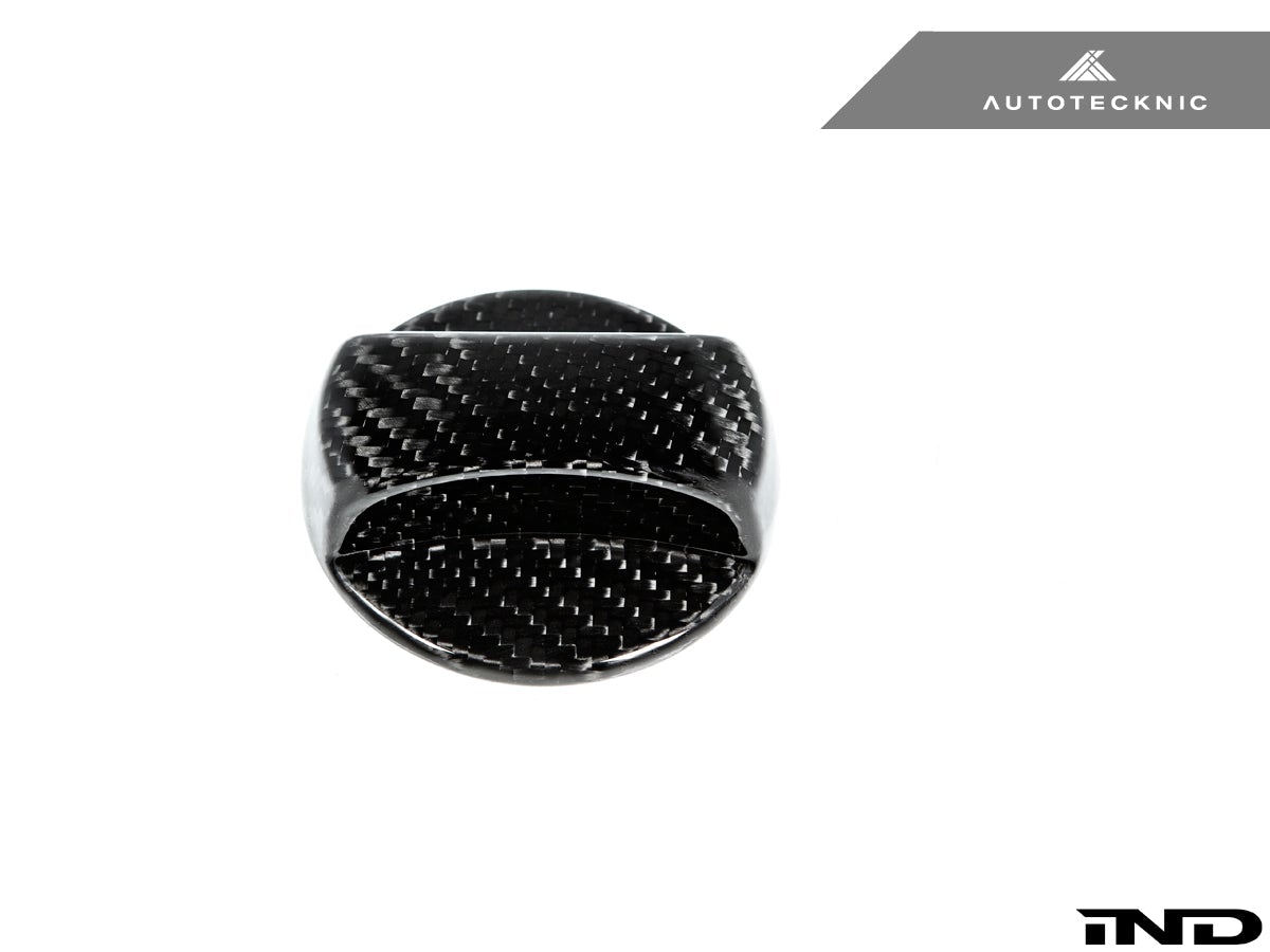 AutoTecknic Dry Carbon Competition Fuel Cap Cover - E9X M3 | 3-Series - Graveyard Performance