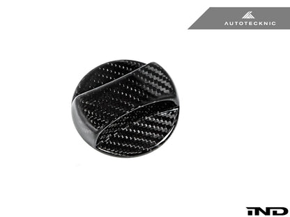 AutoTecknic Dry Carbon Competition Fuel Cap Cover - MINI R59 Roadster | R60 Countryman - Graveyard Performance