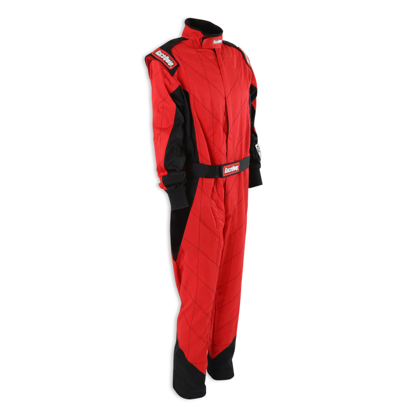 RaceQuip Red Chevron-1 Suit - SFI-1 3XL - Graveyard Performance