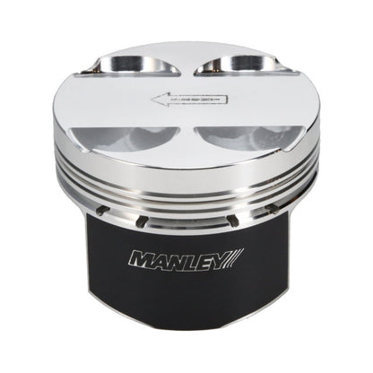 Manley Hyundai Genesis Coupe 2.0L Turbo 86.0mm +.5mm Oversized Bore 9.3:1 Dish Piston Set with Rings - Graveyard Performance