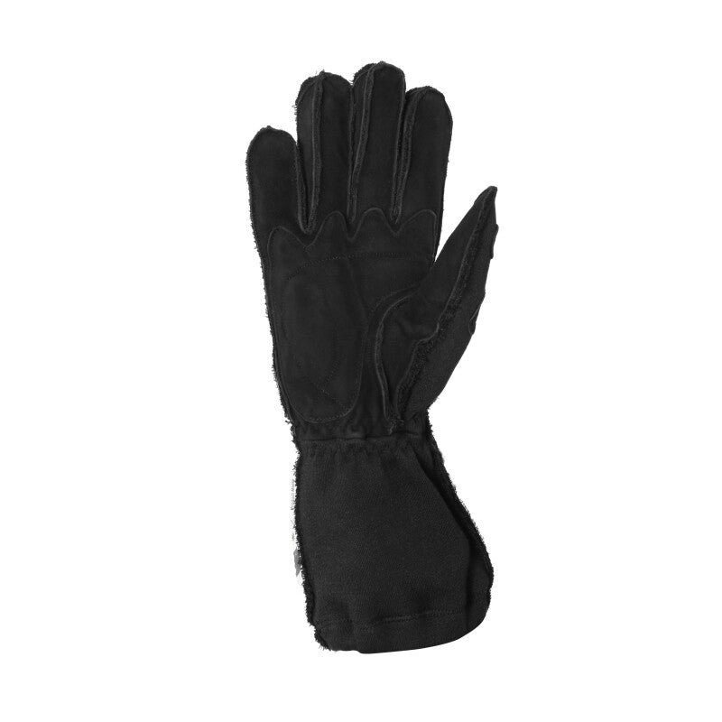 RaceQuip 356 Series 2 Layer Nomex Outseam Race Gloves SFI 3.3 / 5 All Black X-Large - Graveyard Performance
