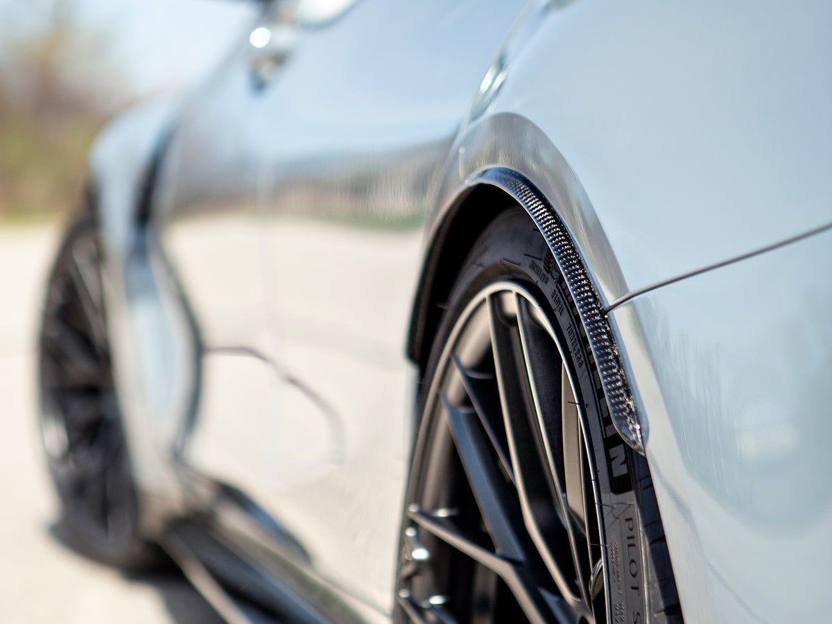 AutoTecknic Carbon Fiber Rear Wheel Arch Extension Set - G80 M3 - Graveyard Performance
