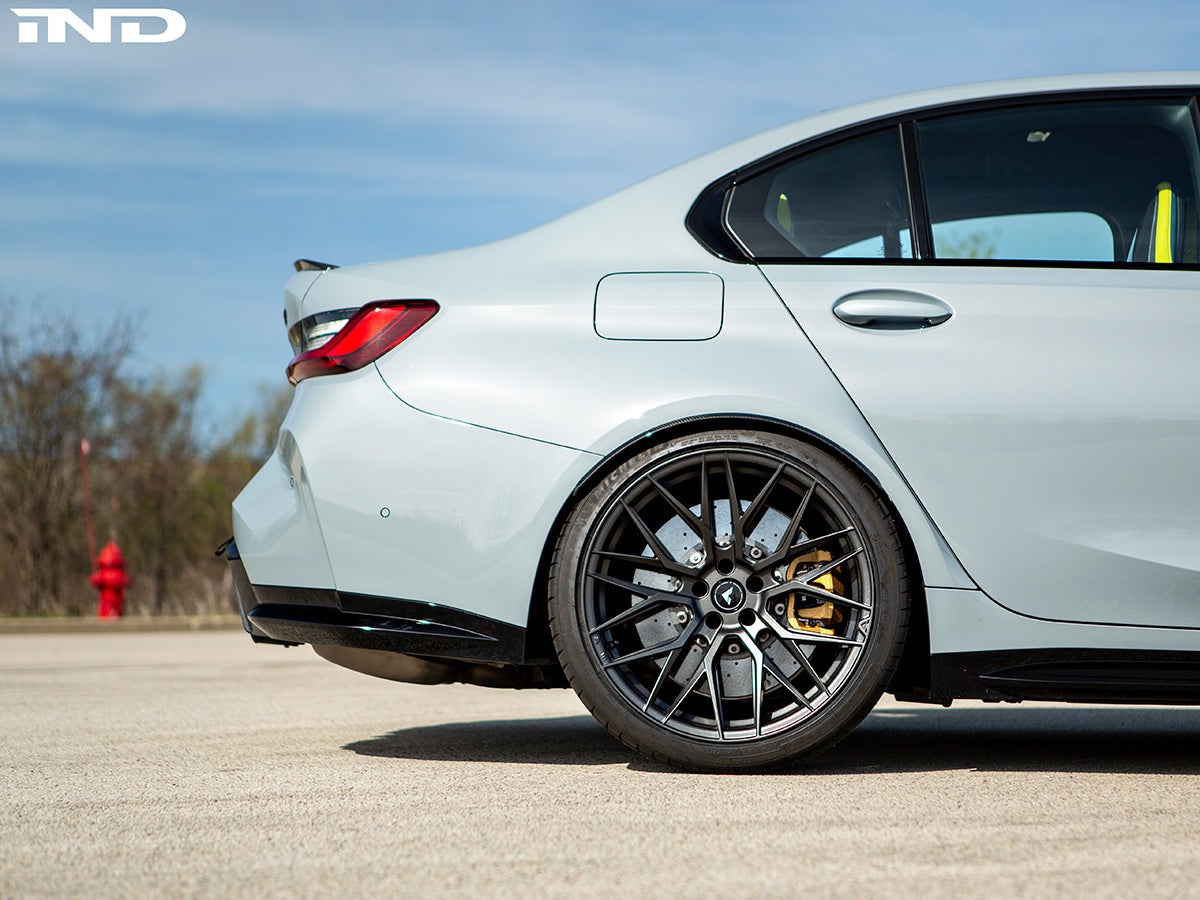 AutoTecknic Carbon Fiber Rear Wheel Arch Extension Set - G80 M3 - Graveyard Performance