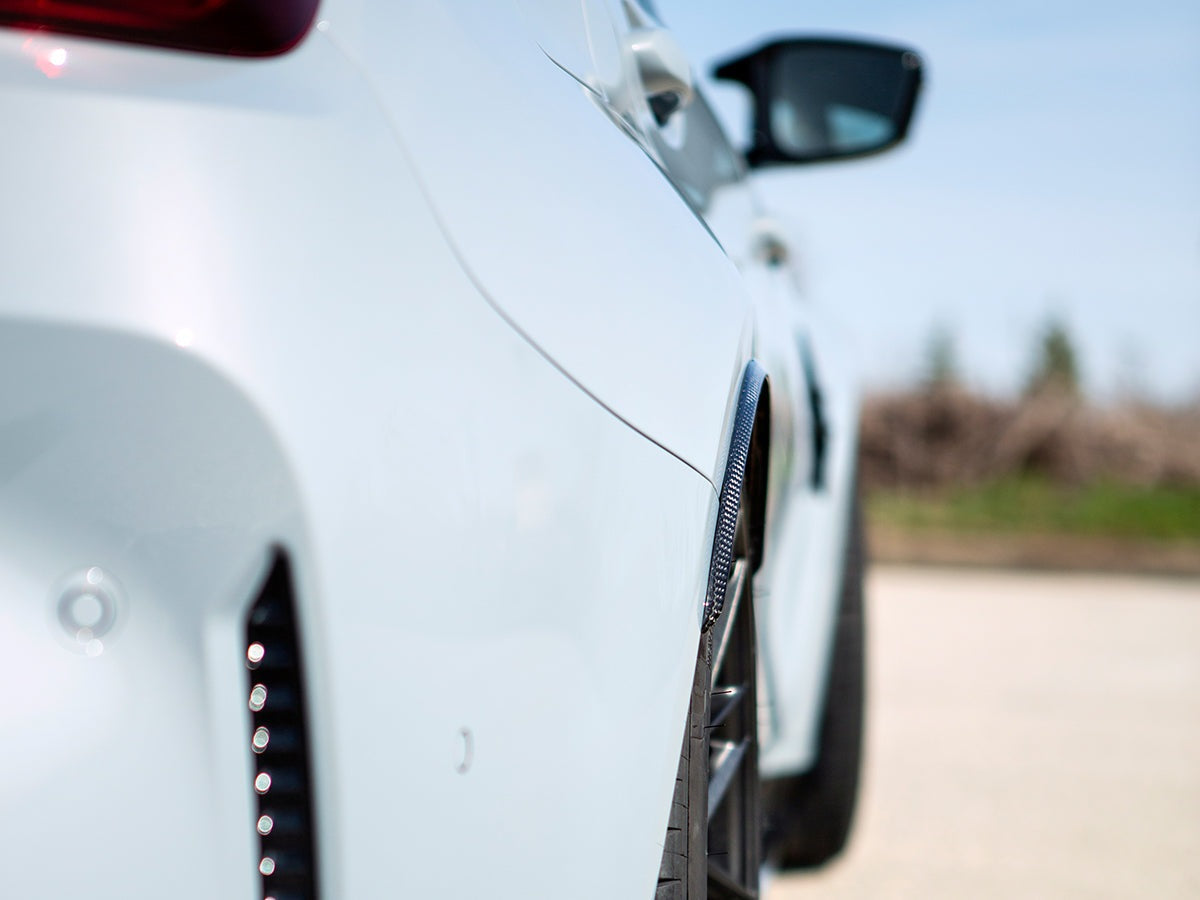 AutoTecknic Carbon Fiber Rear Wheel Arch Extension Set - G80 M3 - Graveyard Performance