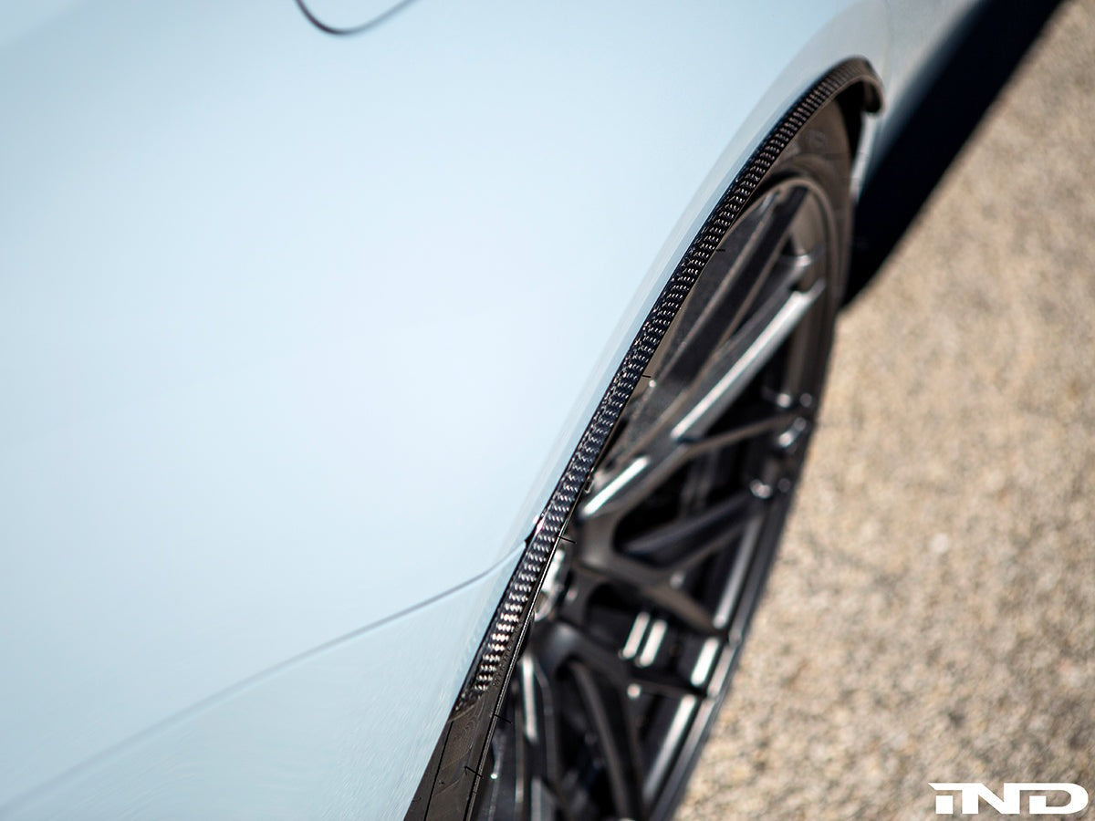 AutoTecknic Carbon Fiber Rear Wheel Arch Extension Set - G80 M3 - Graveyard Performance