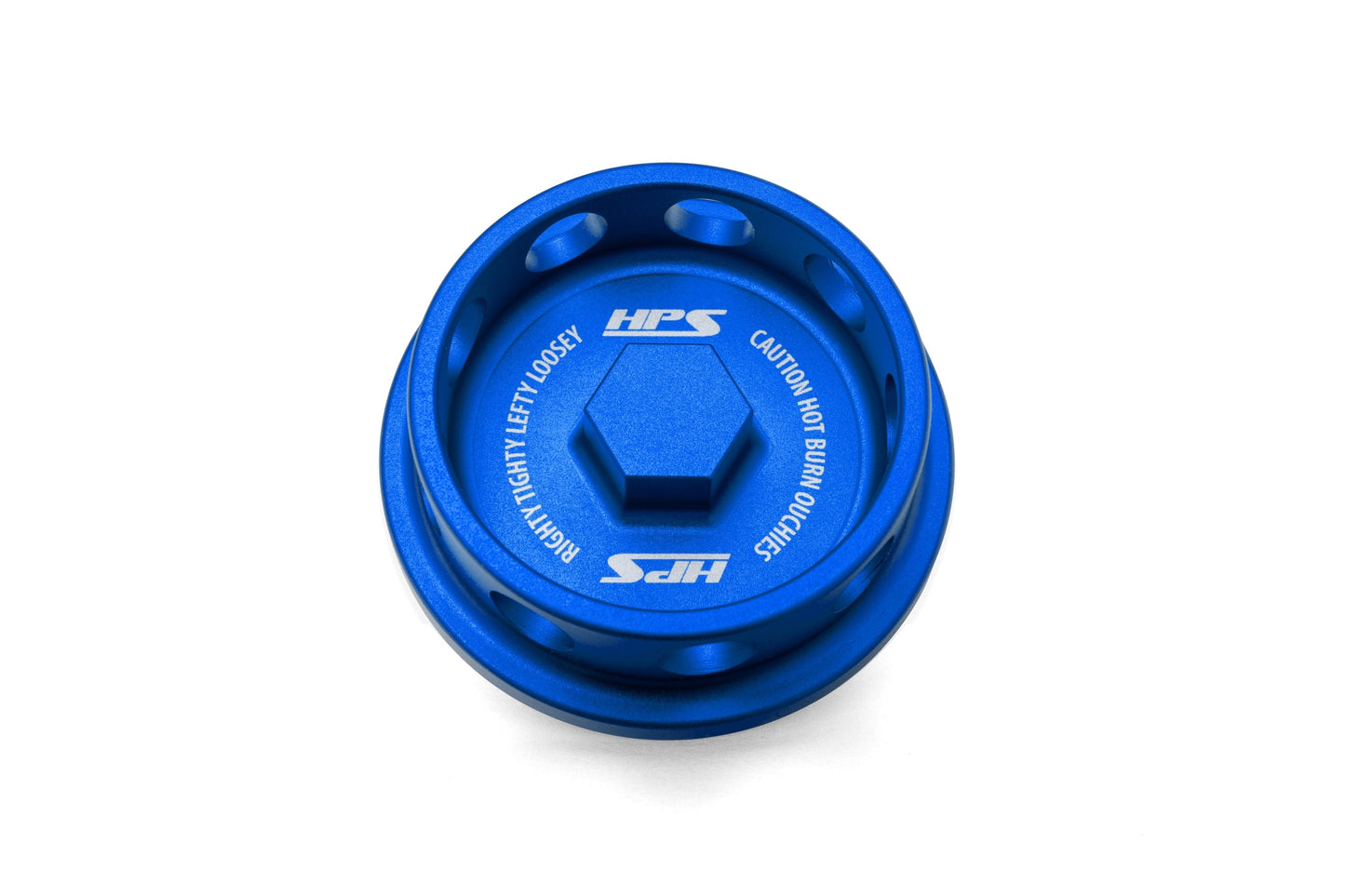 HPS Performance Billet Aluminum Engine Oil Filler Cap Blue 5269-108BL