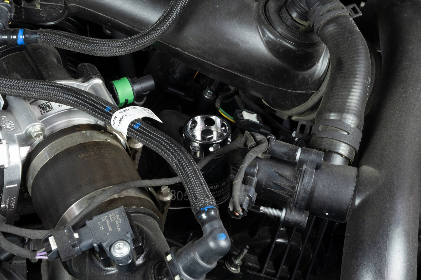 HPS Performance Billet Aluminum Engine Oil Filler Cap, Chrome, 5269-110C