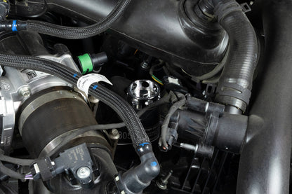 HPS Performance Billet Aluminum Engine Oil Filler Cap, Chrome, 5269-110C