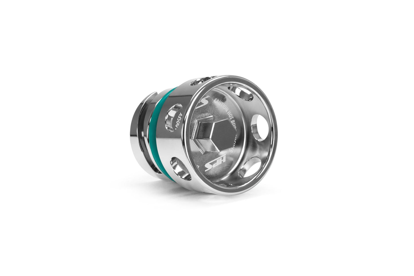 HPS Performance Billet Aluminum Engine Oil Filler Cap, Chrome, 5269-110C