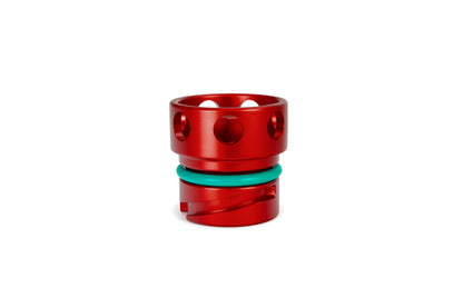 HPS Performance Billet Aluminum Engine Oil Filler Cap, Red, 5269-110R